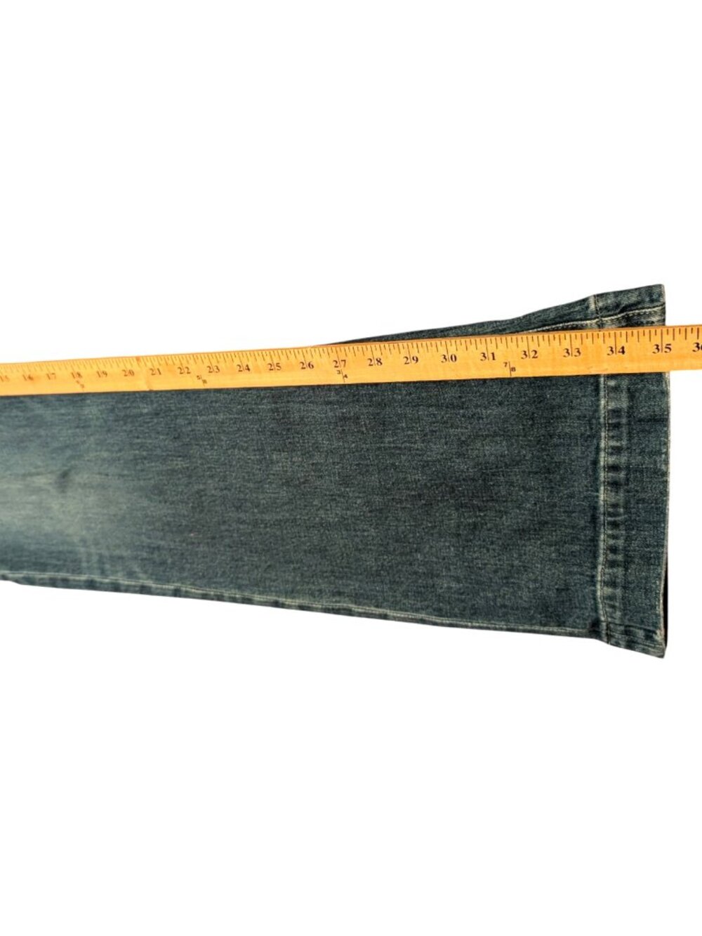 Paige Leenah Wide Leg Jeans W26/ L35 button fly Denim High Rise Bootcut Casual - Picture 5 of 9